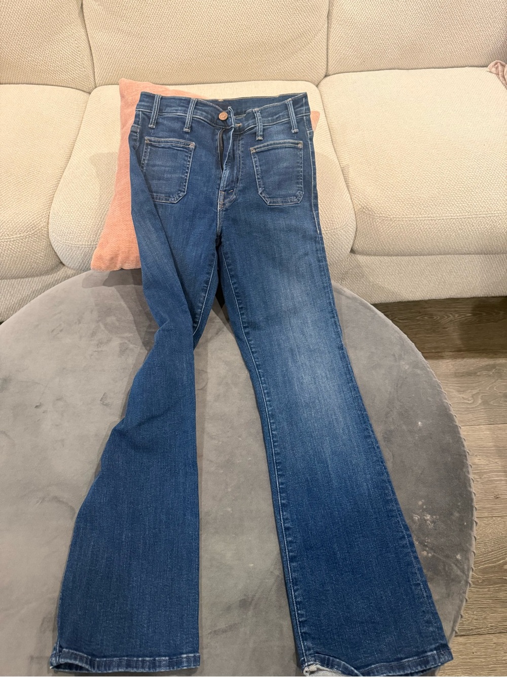 Blue Women's Bootcut Jeans - Mother